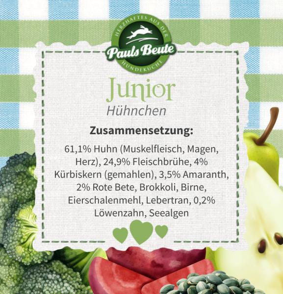 Pauls Beute Junior Hühnchen 800g